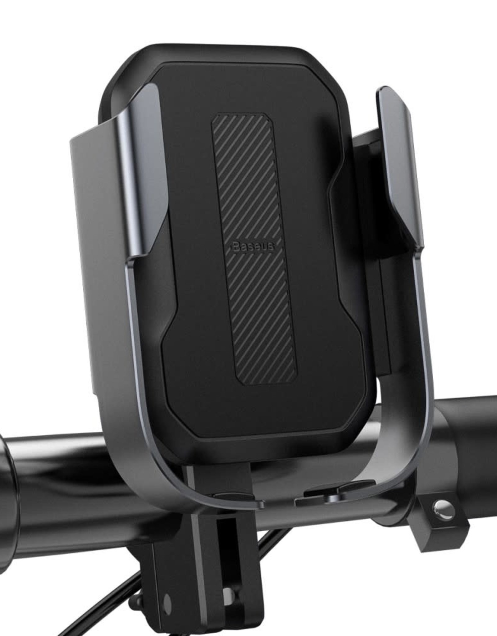 iPhone Samsung Huawei BASEUS Motorcycle Holder Bicycle | Bike Motorbike Handlebar Phone Bracket | Mount- Black