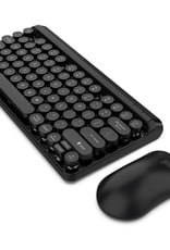 2.4G Wireless Multi-media Mechanical Touch Keyboard Mouse Set