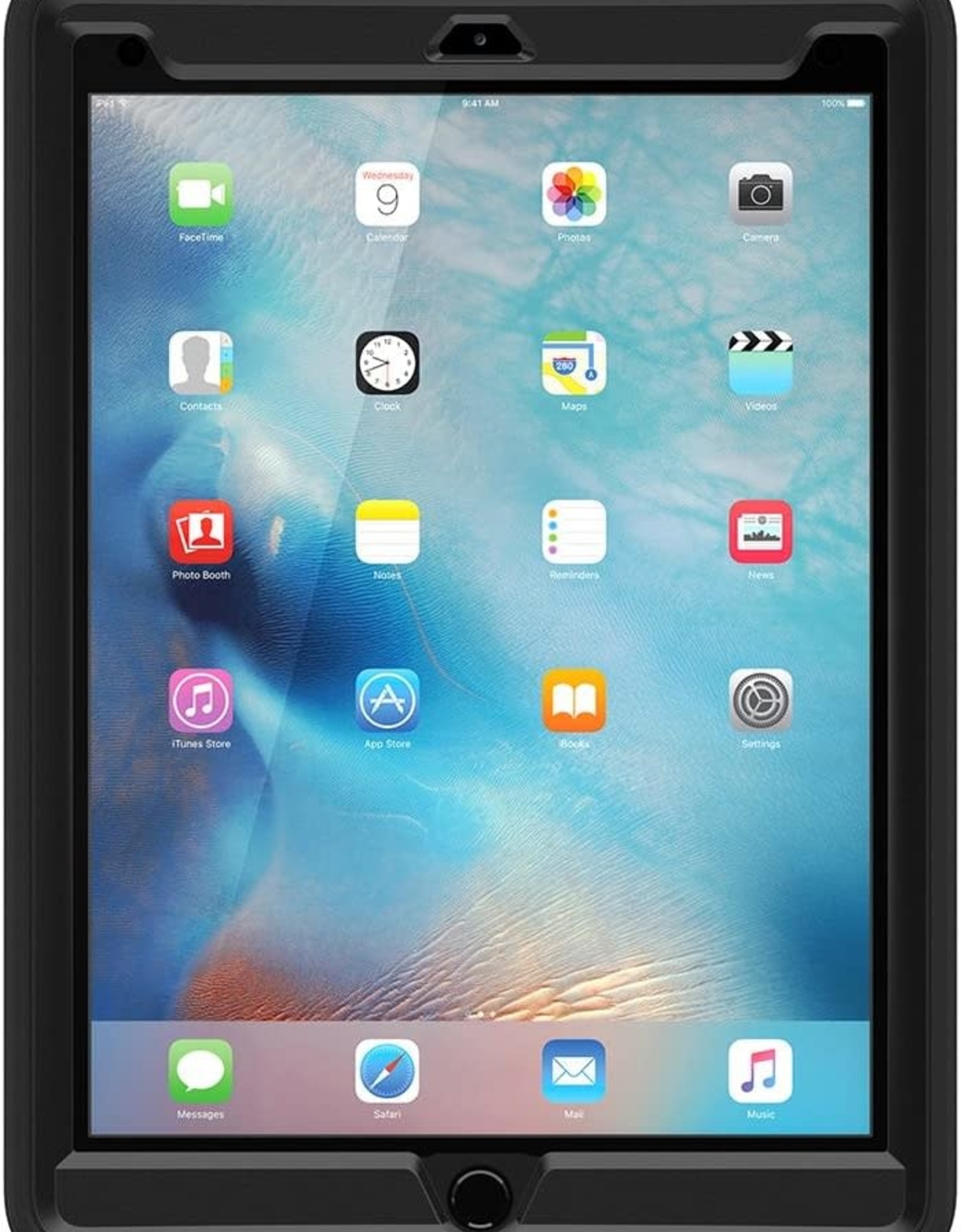 OtterBox DEFENDER SERIES Case for iPad Pro 9.7" (2018) - Retail Packaging - BLACK