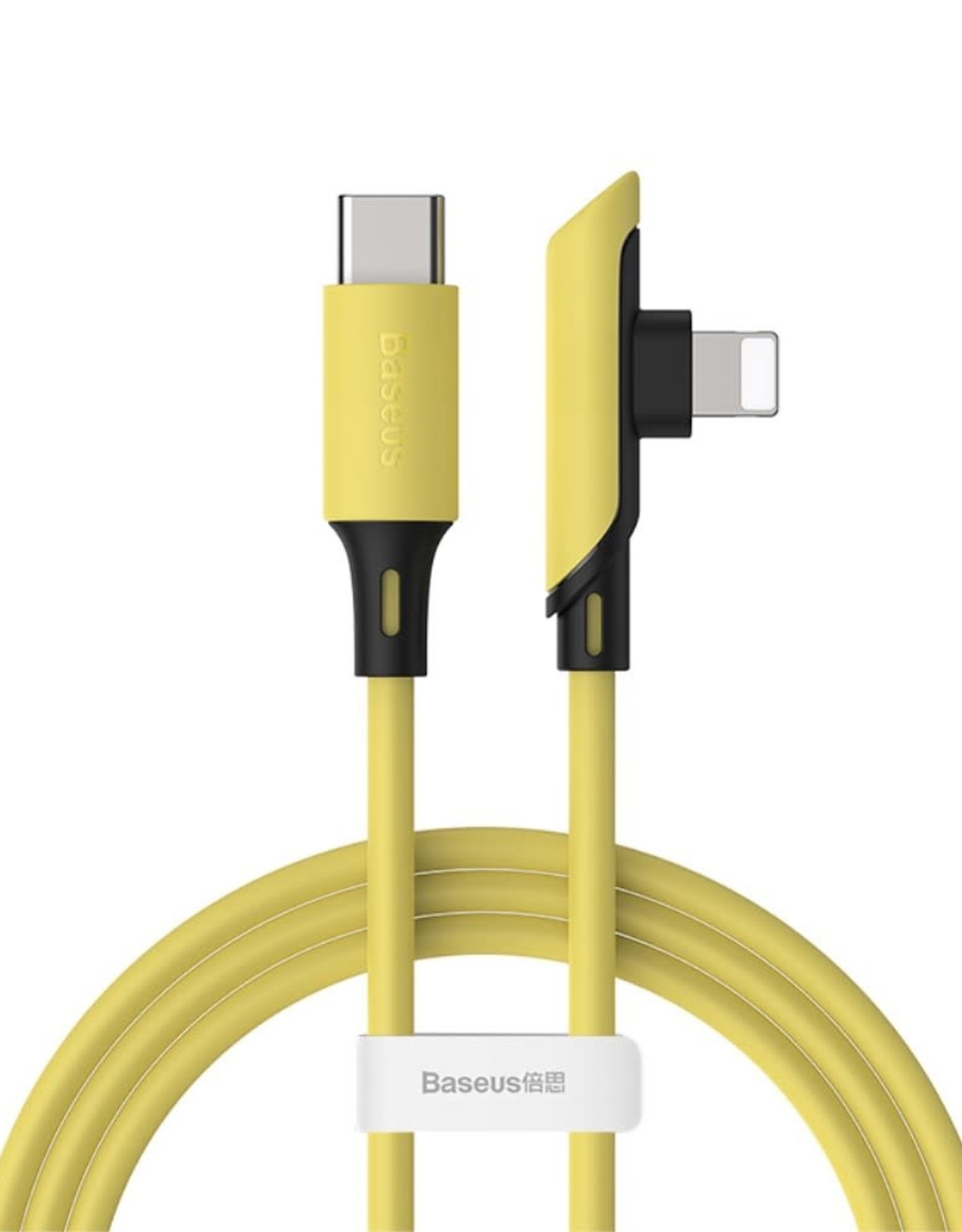 BASEUS PD 18W Elbow Type-C to Lightning Data Cable, 1.2m