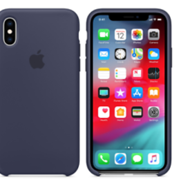 Apple IPhone X/XS Silicone Midnight Blue