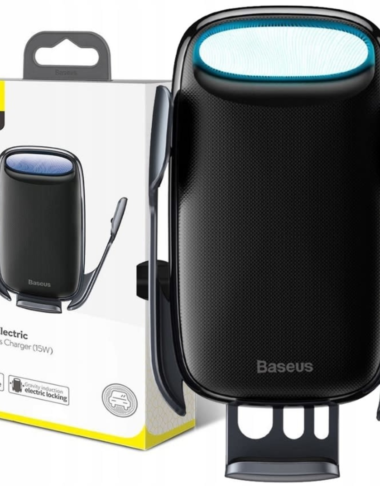 Baseus Baseus Milky Way Electric Bracket Wireless Charger (15W) Black