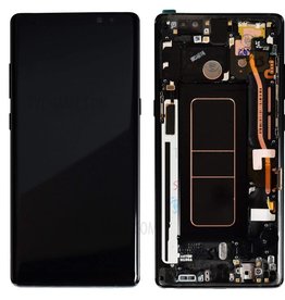 Samsung Samsung Galaxy Note 8 N950 OEM LCD Screen + Frame  and Digitizer Assembly Replacement  Black (parts)