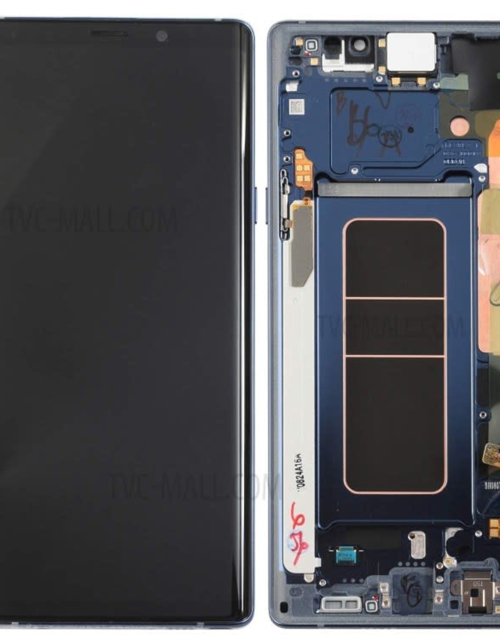 Samsung Samsung Galaxy Note 9 N960 OEM LCD Screen and Digitizer Assembly Part + Frame  - Blue (parts)