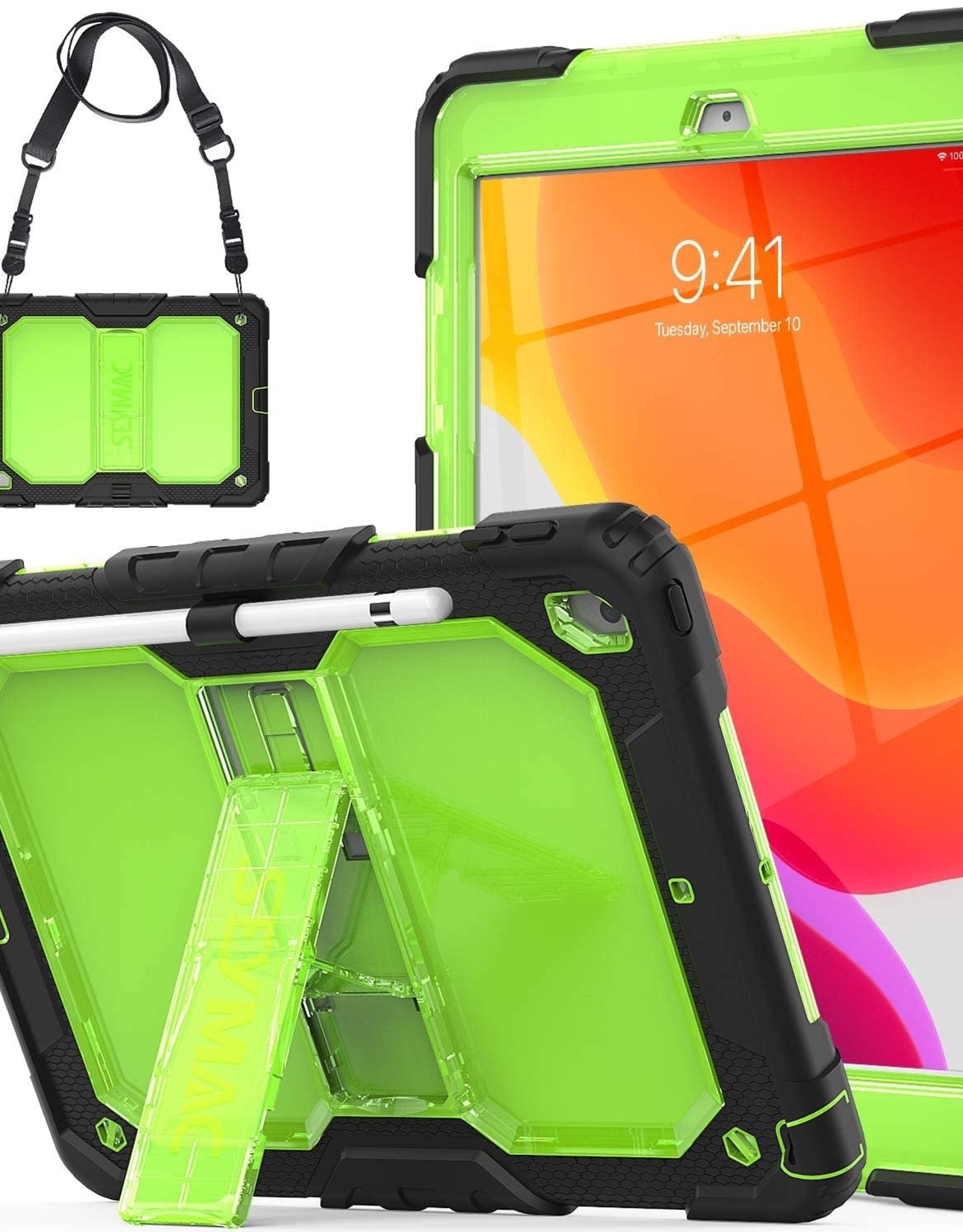 fast Shockproof Clear Back Cover Tablet Case