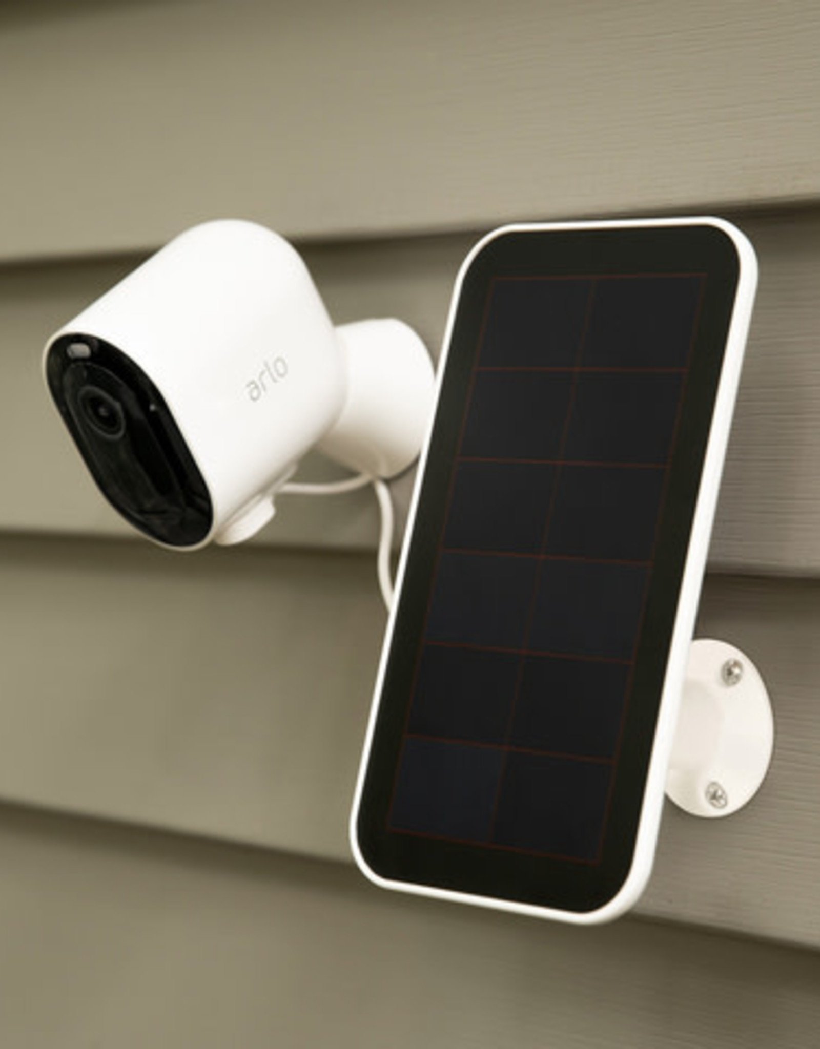 Arlo Solar Panel Charger for Arlo Ultra/Pro 3 Security Cameras - White/Black