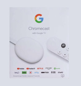 Google Chromecast with Google TV - 4K - Snow