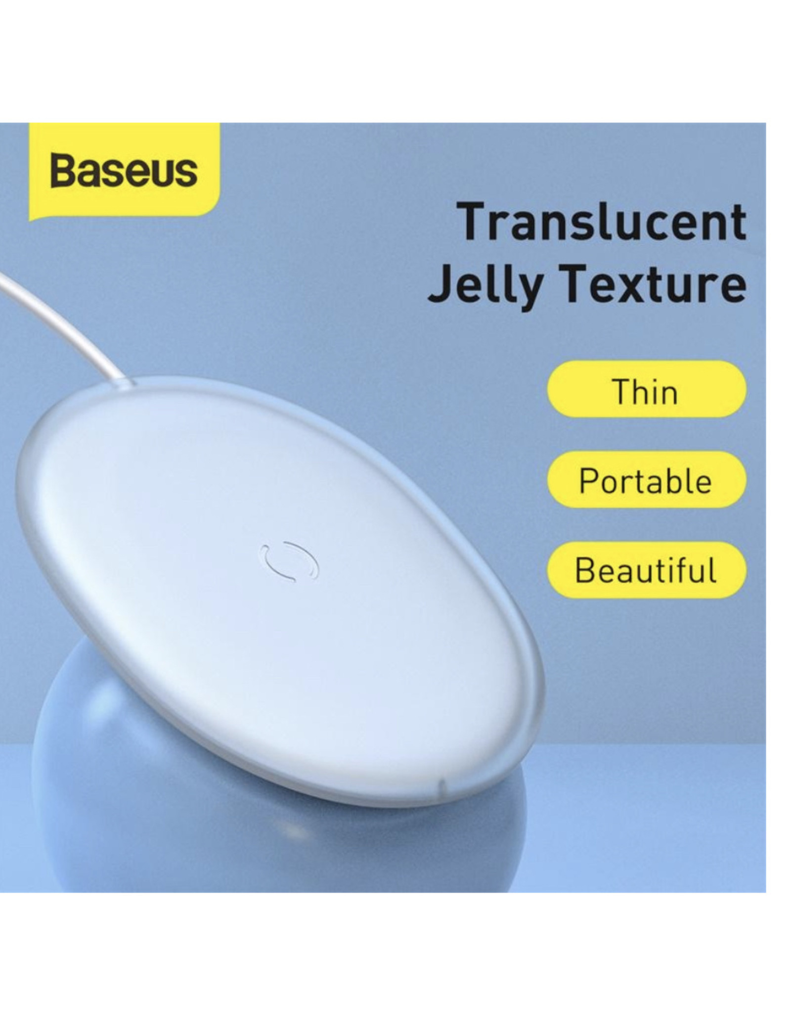 Baseus Baseus Jelly wireless charger 15W White