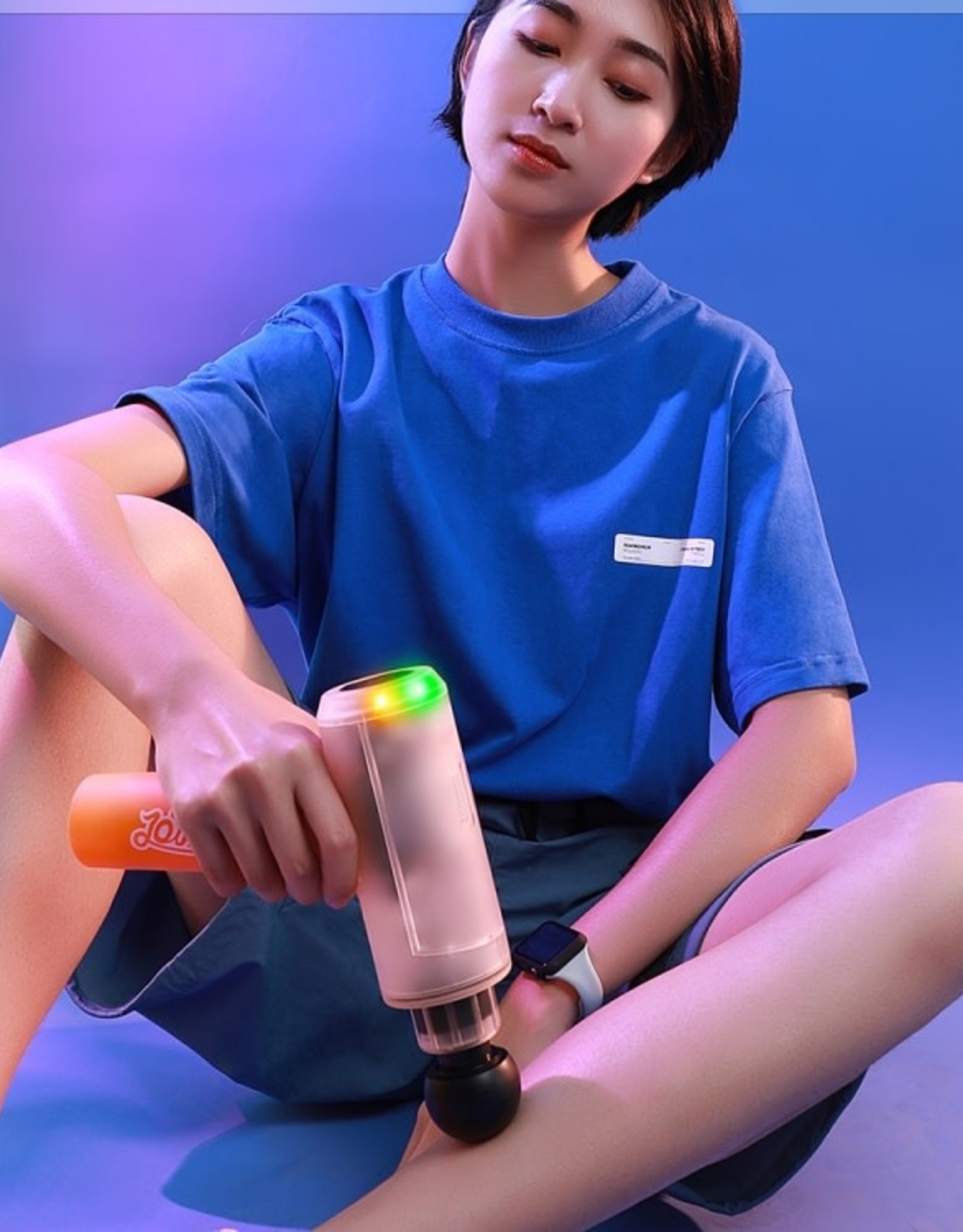 Joyroom Joyroom Booster Dual-mode Massage Gun Orange