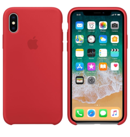 Apple Red iPhone Silicone Case