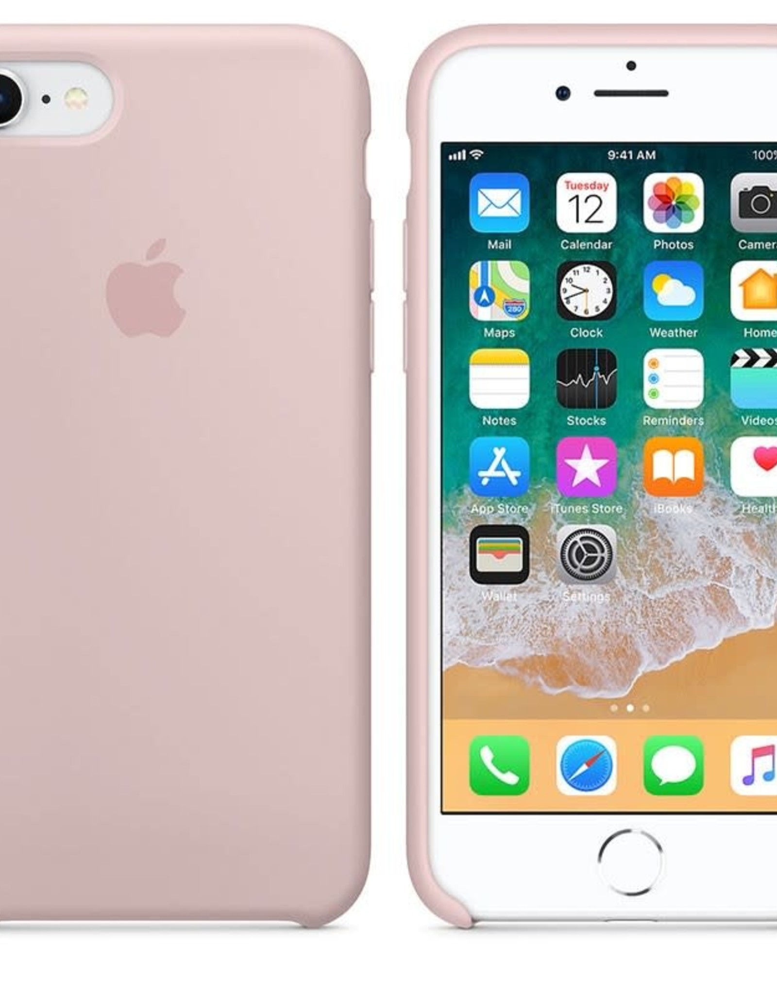 Apple Pink Sand iPhone Silicone Case