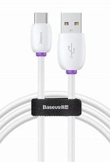 Baseus Baseus Purple Ring HW Quick Charging USB Cable For Type-C 40W 1m White