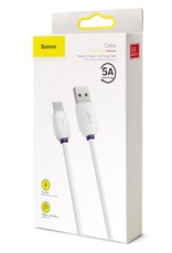 Baseus Baseus Purple Ring HW Quick Charging USB Cable For Type-C 40W 1m White