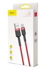 Baseus Baseus Cafule Cable USB For Type-C 2A 3m Gray+Black