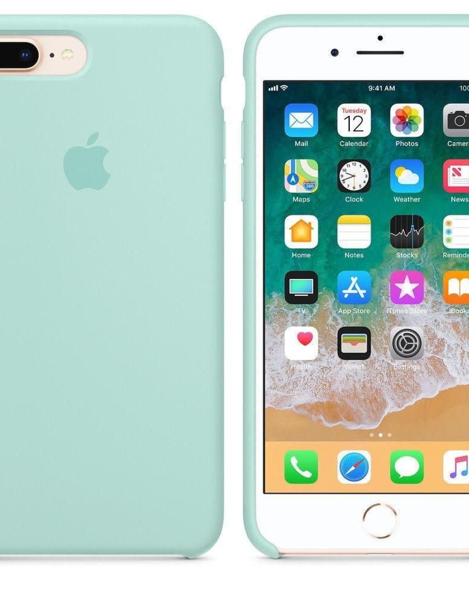 Apple Marine Green  iPhone Silicone Case