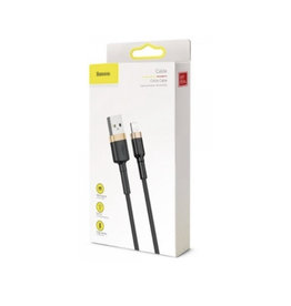Baseus Baseus Cafule Cable USB For Lightning 2A 3M Gold+Black
