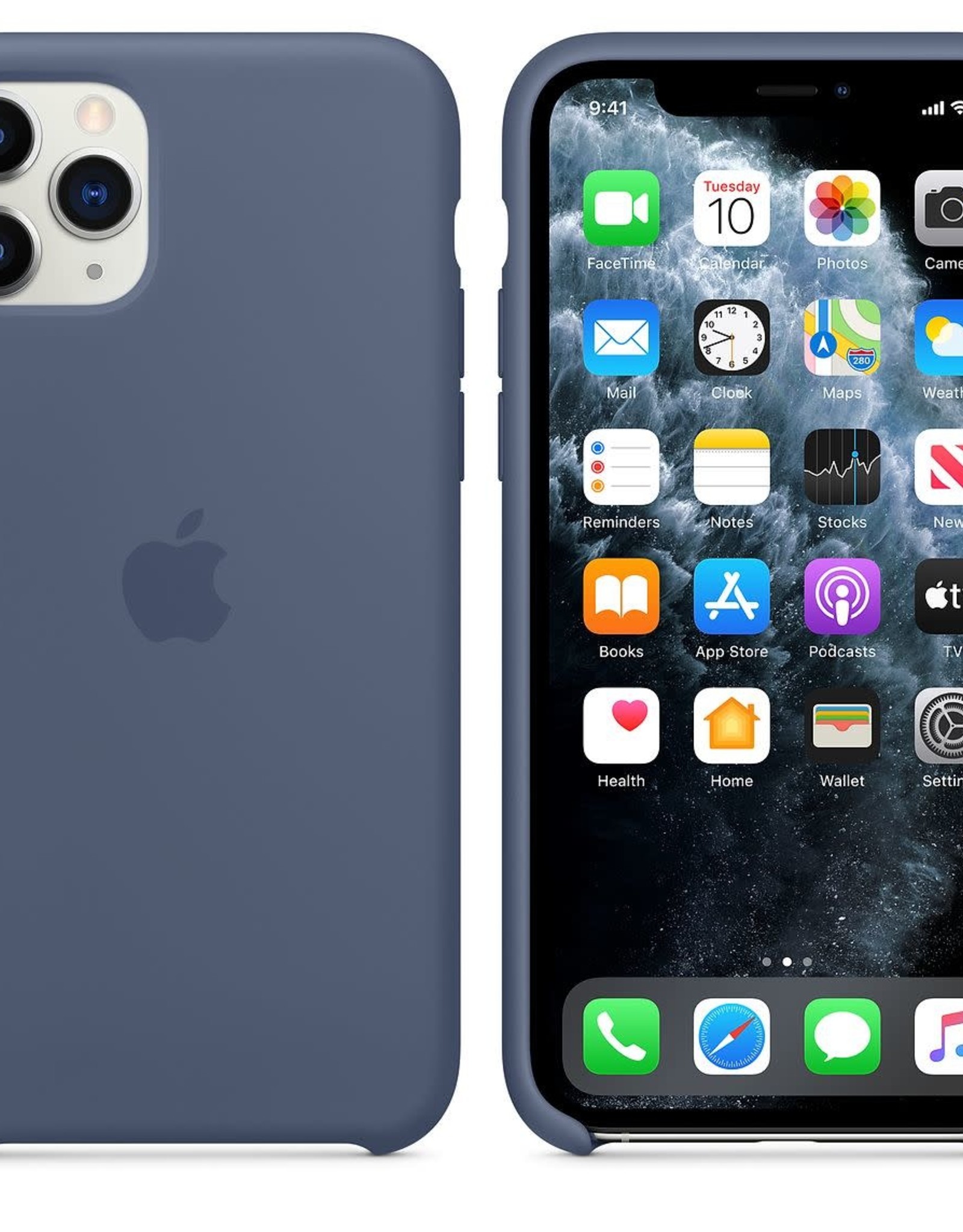 Apple Alaskan Blue iPhone Silicone Case