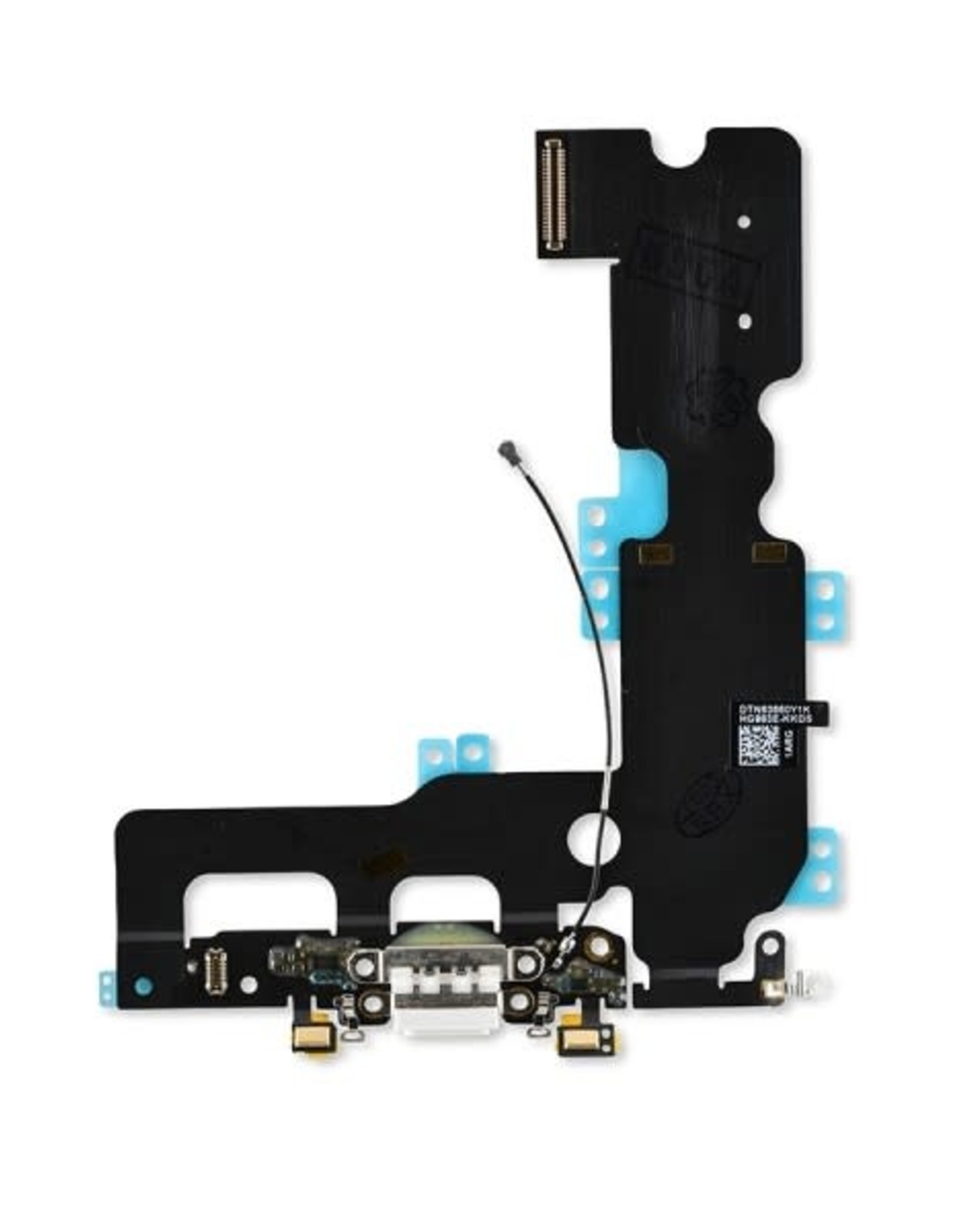 Apple iPhone Charging Port USB Dock Connector Flex Cable Assembly Replacement for iPhone 7 Plus(White)