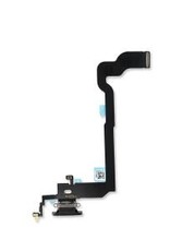 Apple iPhone Charging Port USB Dock Connector Flex Cable Assembly Replacement for iPhone X(Black)