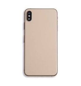 Rear Housing + Frame Back + Glass + Camera Glass  IPhone XS Max  Gold (parts)