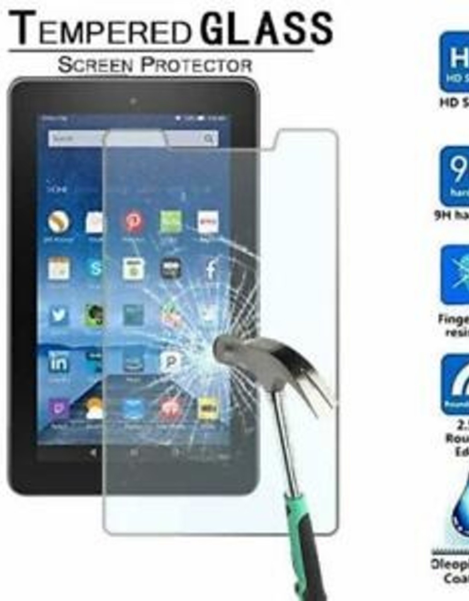 Amazon Tempered Glass for Amazon Fire Tablet 8*