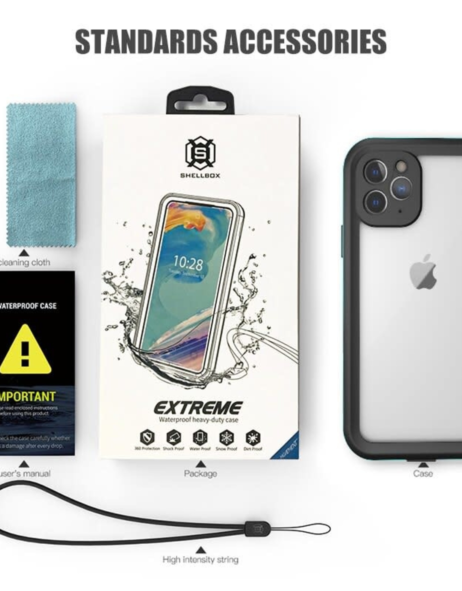 shellbox Shellbox Waterproof Case iPhone 12 Pro Max