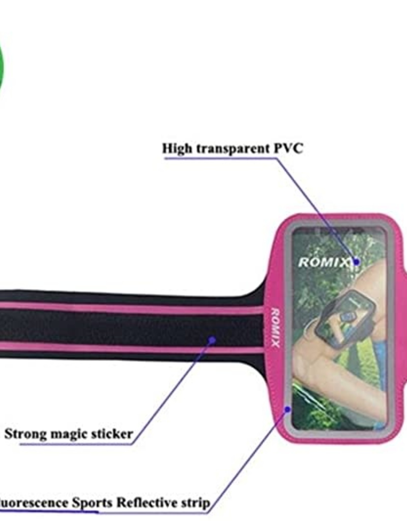 Romix Romix Slim Breathable Sports Band  (5.5/Large)