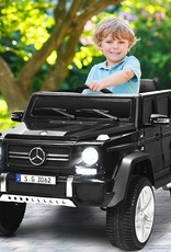 Mercedes-Benz Maybach, 12V Battery Powered Vehicle Toy w/ 2 Motors, 2.4G Remote Control, 3 Speeds, Lights, Horn, Music, Aux, Storage, Truck, Electric Car for Kids (Black)