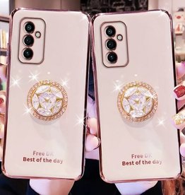 Samsung A72 Diamond Ring Bracket Case