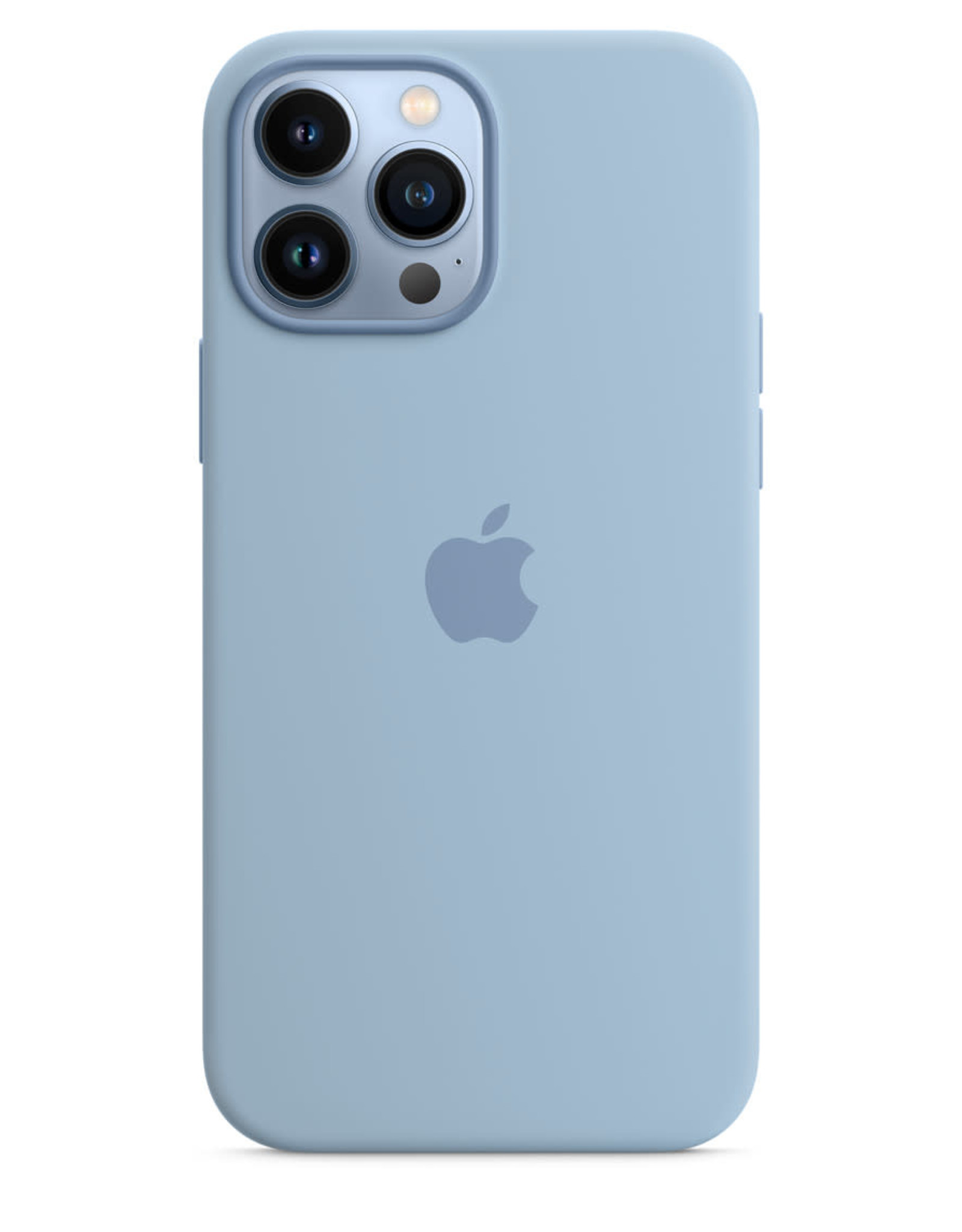 iPhone 13 Pro Max Silicone MagSafe Case Blue Fog