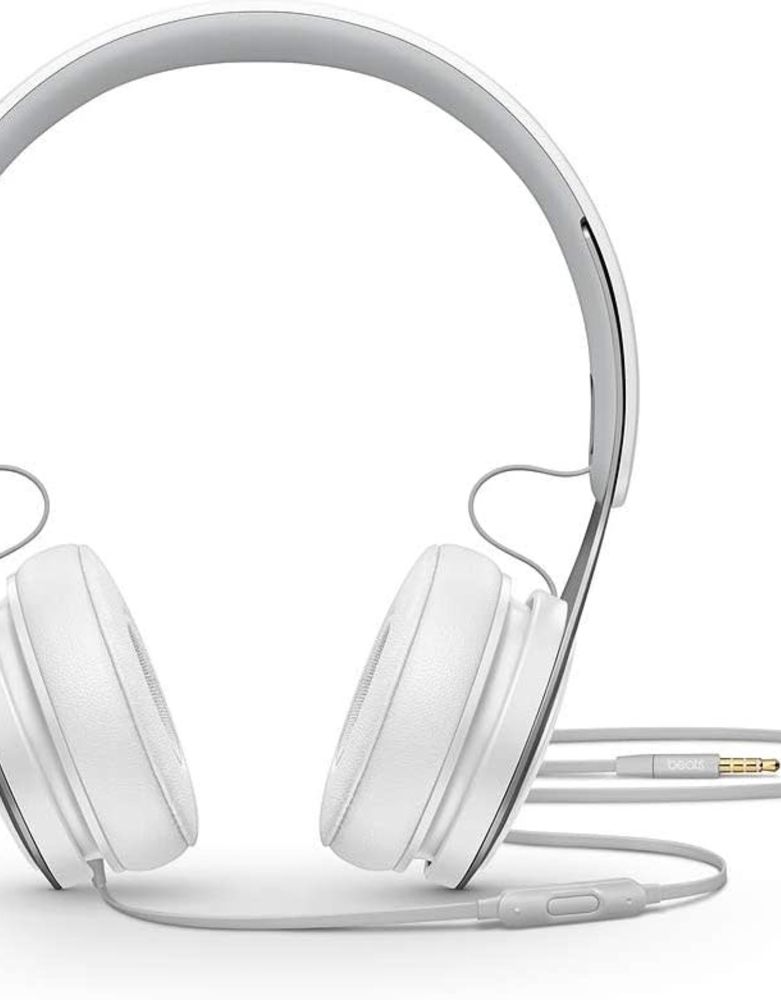 Beats EP Wired On-Ear Headphones - Battery Free for Unlimited Listening, Built in Mic and Controls - White