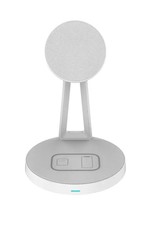 WiWu 2in1 Magnetic Wireless Charger M13 White