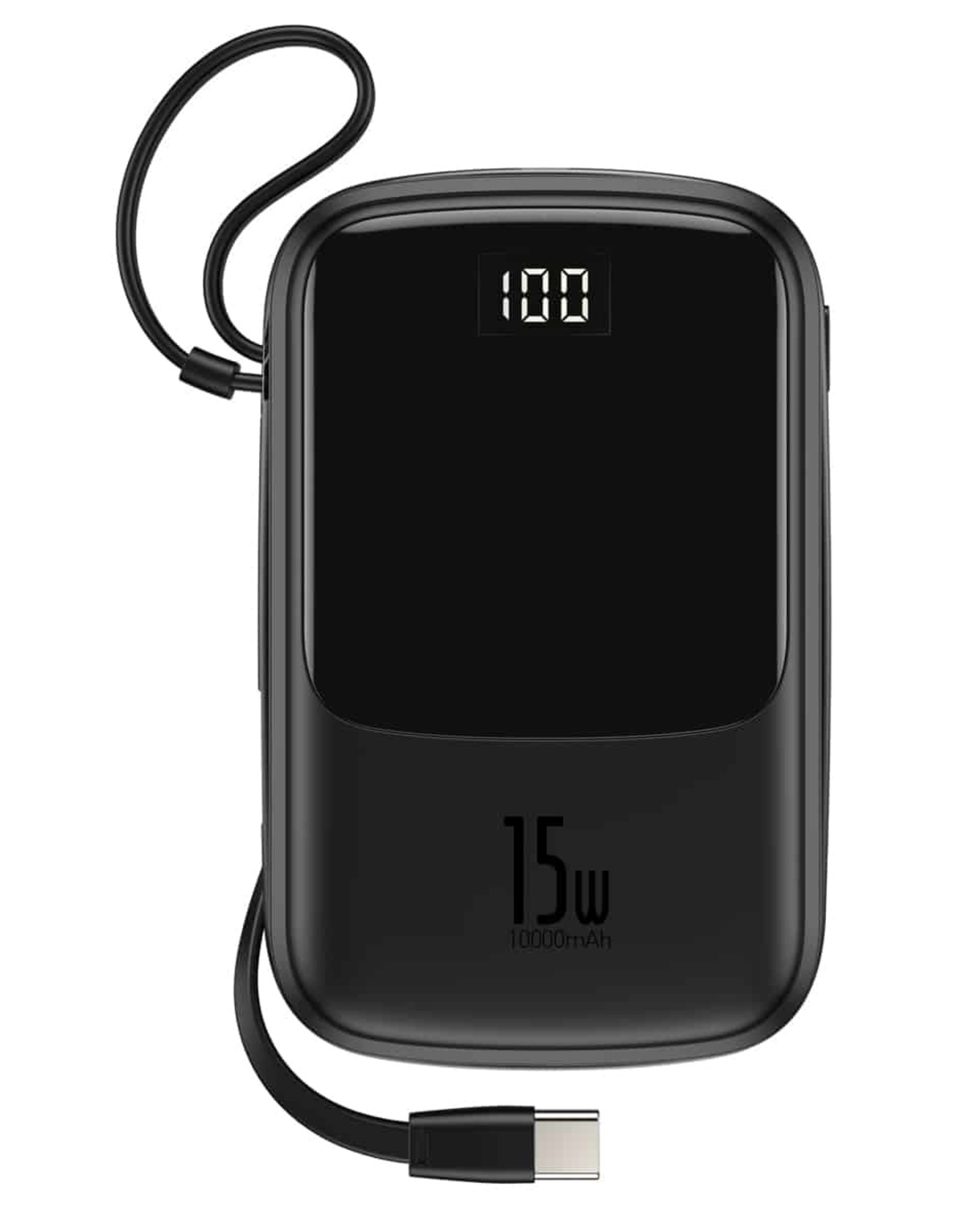 Baseus Qpow Digital Display 3A Power Bank 10000mAh (With Type-C Cable)