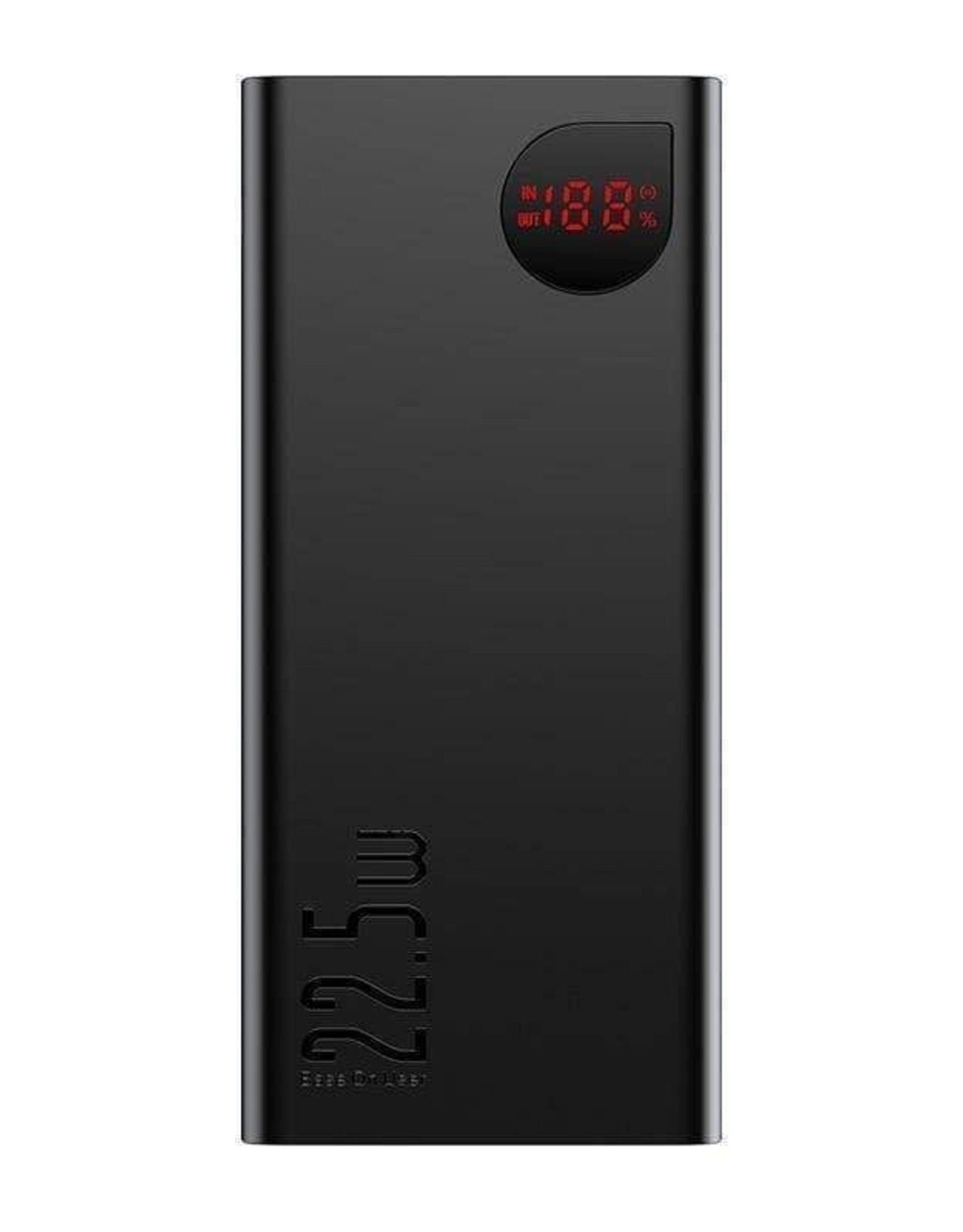 Baseus Adaman Metal Digital Display Quick Charge Power Bank 20000mAh 22.5w (2021 Edition) Black