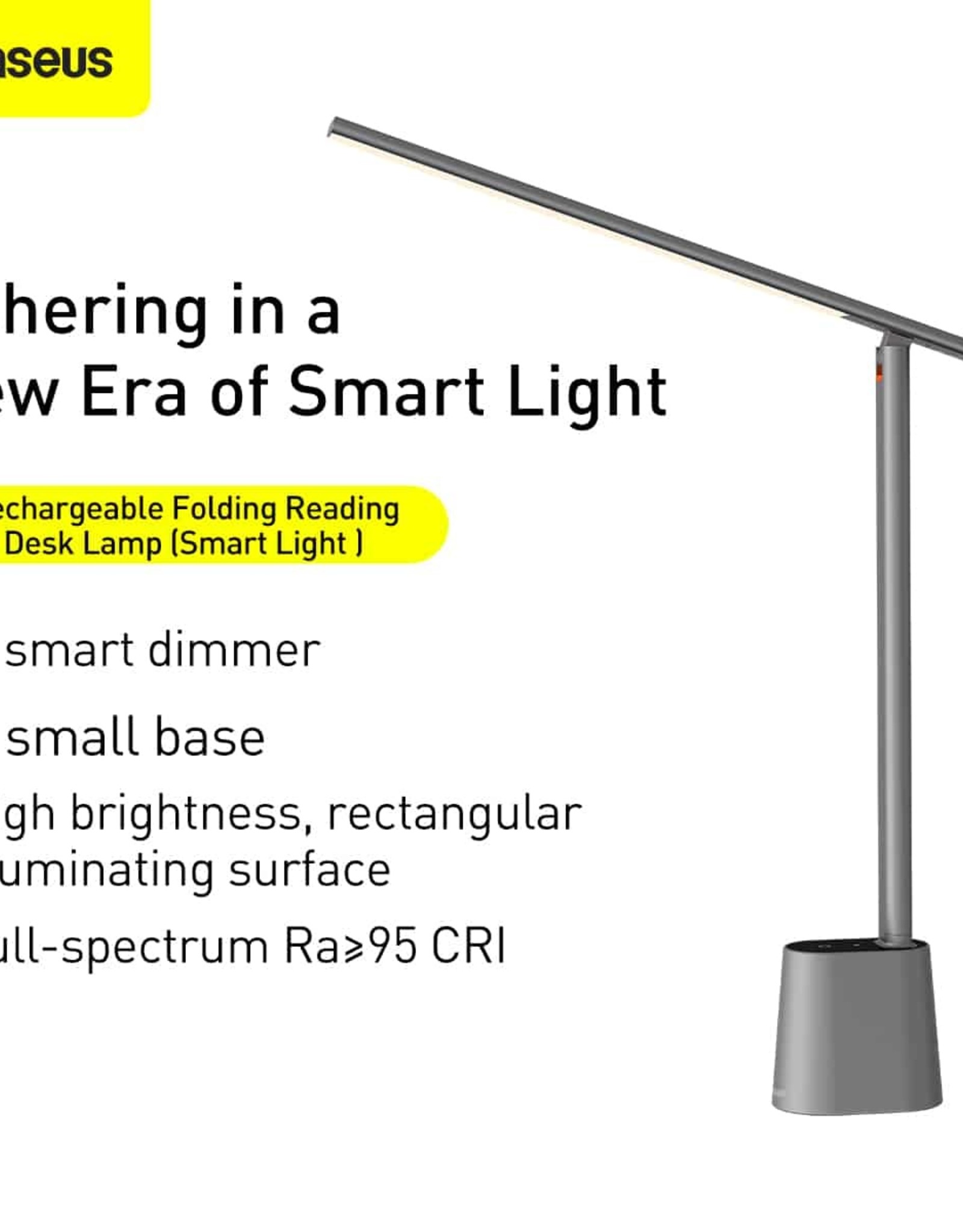 Baseus Smart Eye Series Rechargeable Folding Reading Desk Lamp (Smart Light)