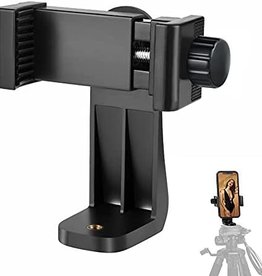 PU535B PULUZ 360 Degree Rotating Horizontal Vertical Shooting Phone ABS Clamp Holder Bracket For iPhone, Galaxy, Huawei, Xiaomi, Sony, HTC, Google and other Smartphones