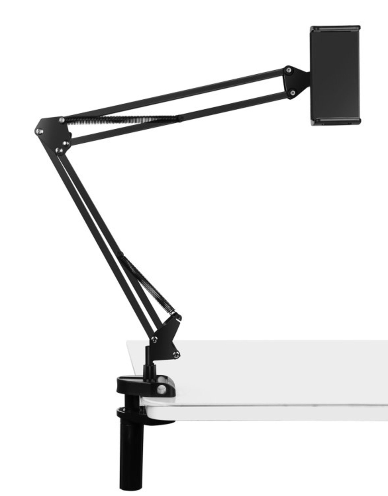 PU535B PULUZ Live Broadcast Desktop Arm Stand Suspension Clamp Holder with Tablet PC Clamp