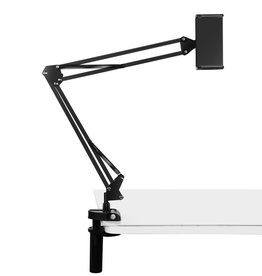 PU535B PULUZ Live Broadcast Desktop Arm Stand Suspension Clamp Holder with Tablet PC Clamp