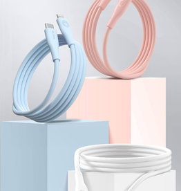 BLUEO Liquid silicone PD fast charging cable Type-C to Lightning