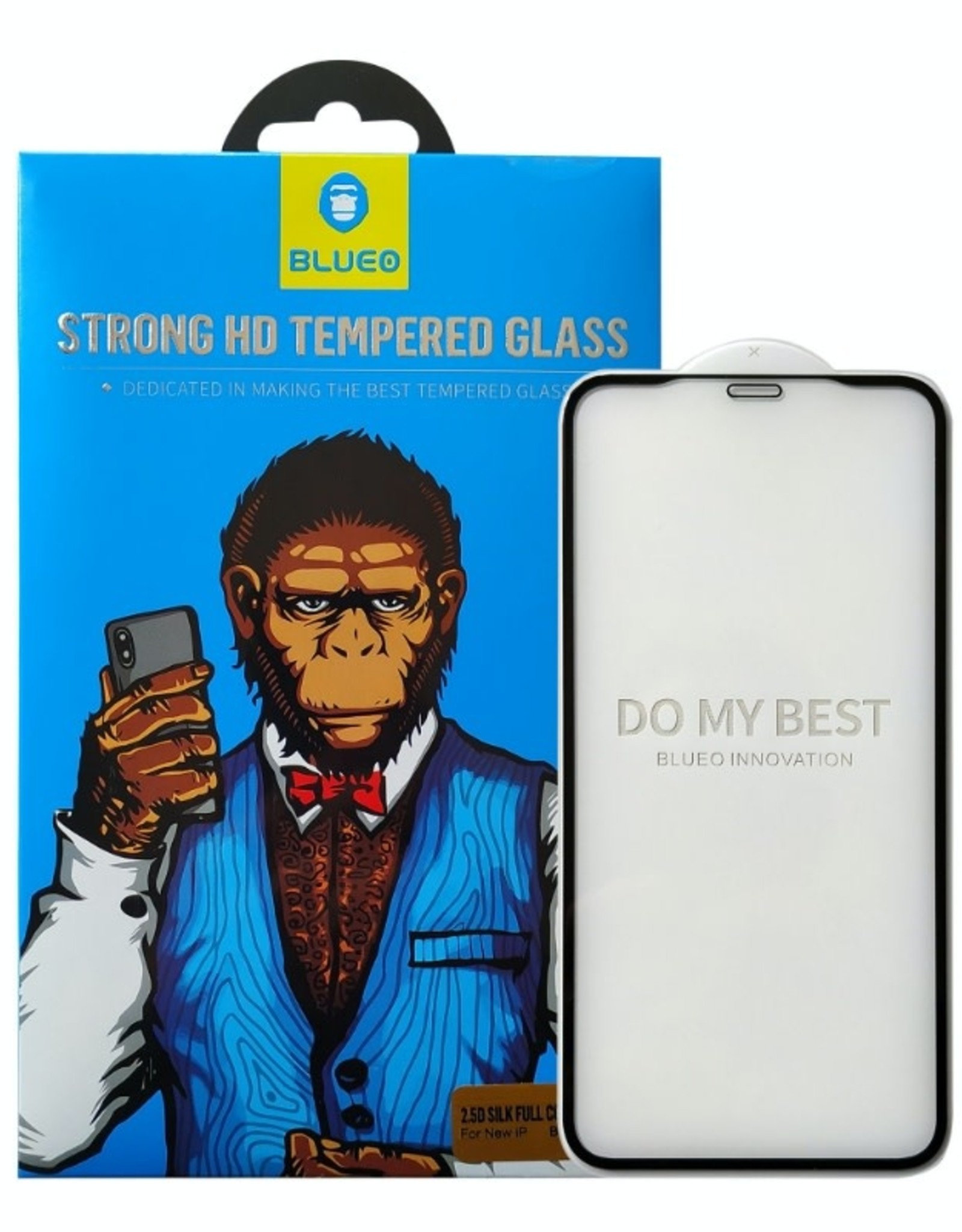 BLUEO 3D UV glass+UV glue+UV light Temper Glass Screen Protector