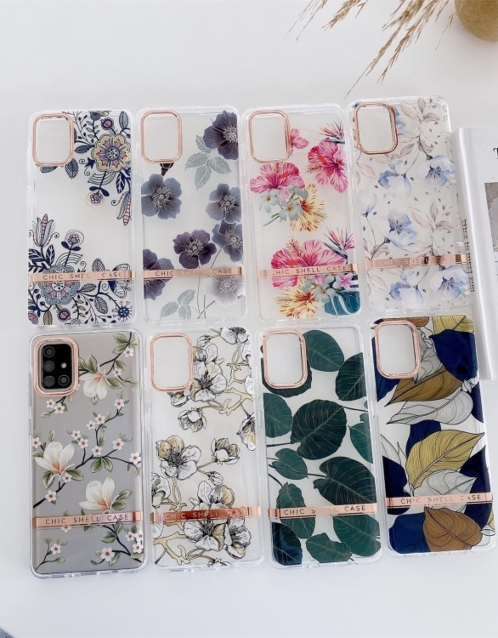 Flower Pattern TPU Case for Samsung