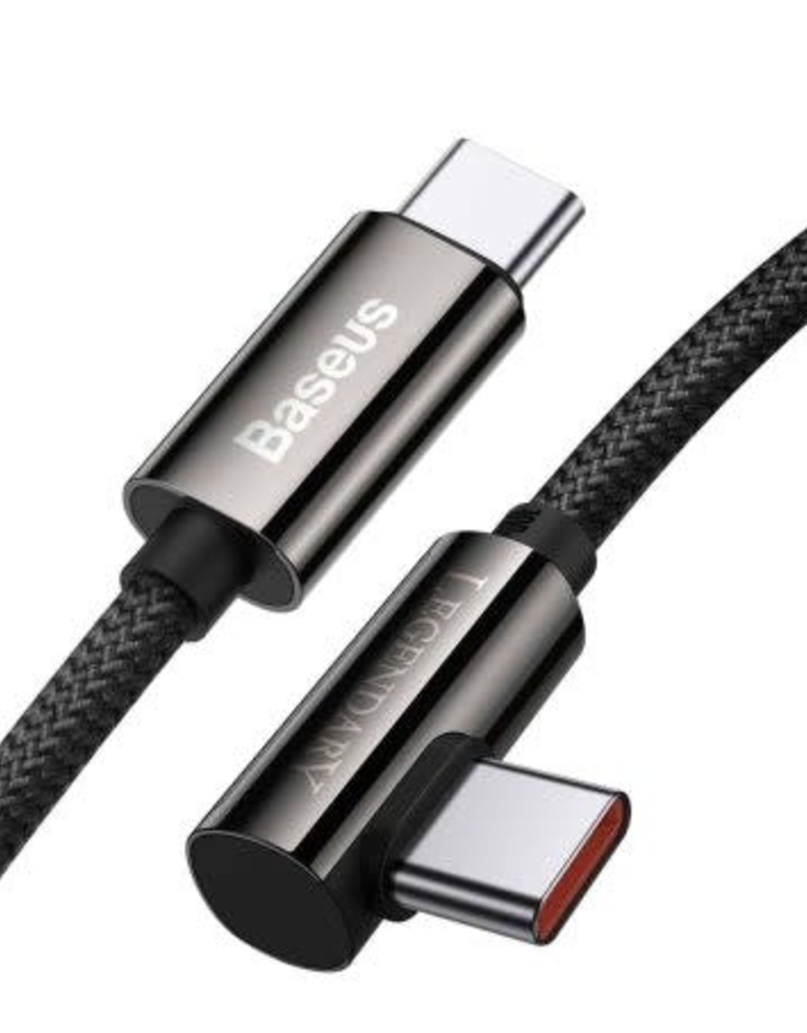 Baseus Legend Series Elbow Fast Charging Data Cable Type-C to Type-C 100W 1m