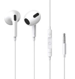 BASEUS ENCOK 3.5MM LATERAL IN-EAR WIRED EARPHONES H17 WHITE