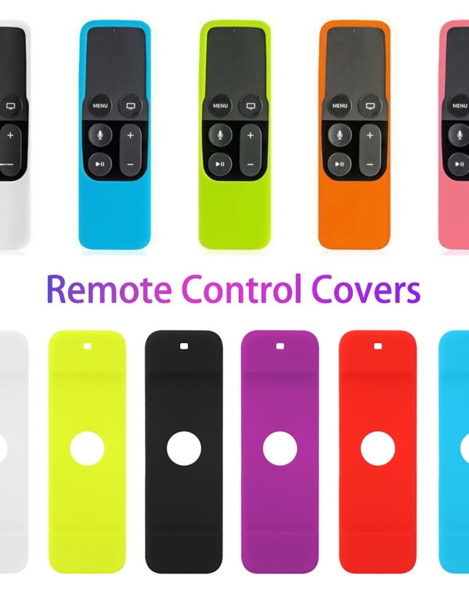 Rhombus Design Anti-Drop Remote Controller Silicone Protective Cover for Apple TV  4K S Remote 2021