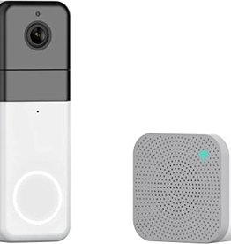 Wyze Wireless Video Doorbell Pro (Chime Included), 1440 HD Video, 1:1 Aspect Ratio: 1:1 Head-to-Toe View, 2-Way Audio, Night Vision