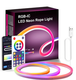 RGB LED Neon Rope Light- white
