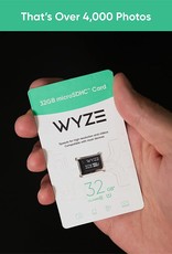 Wyze Expandable Storage 32GB MicroSDHC Card Class 10, Black