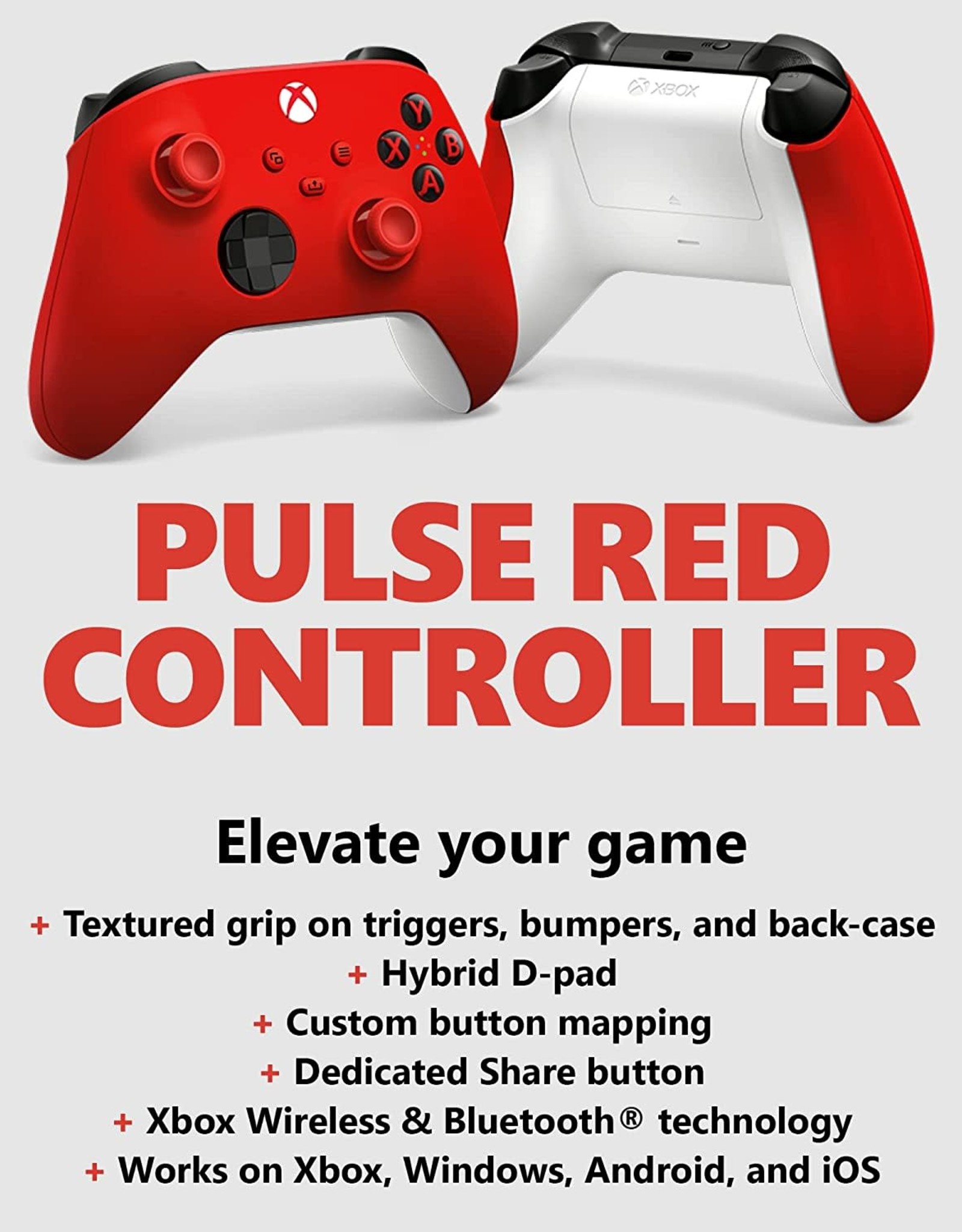 Xbox Core Wireless Controller – Pulse Red