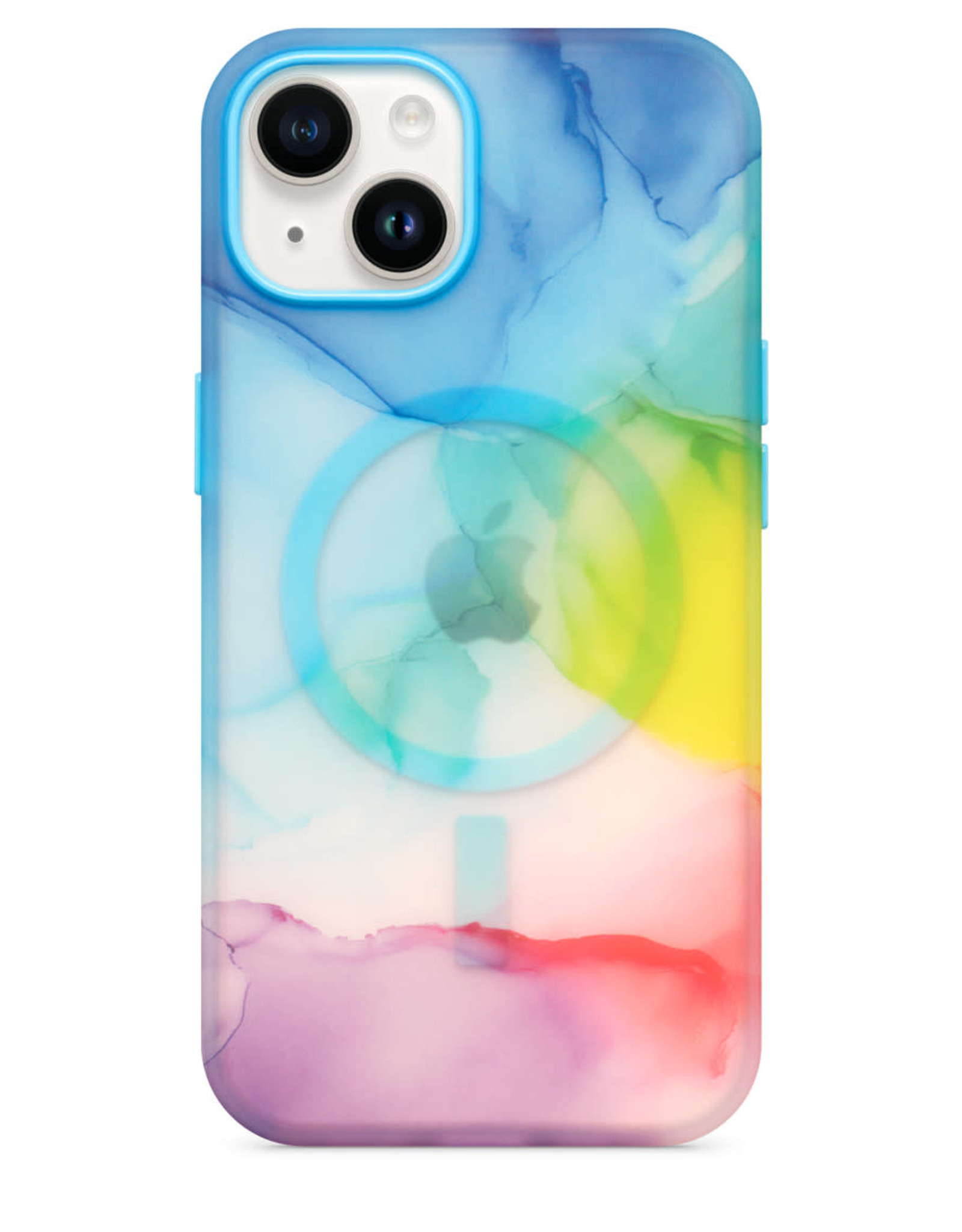 iphone liquid silicone watercolor case