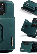 DG.MING Premium Leather Phone Case Back Cover Magnetic Detachable with Trifold Wallet Card Holder Pocket SAMSUNG